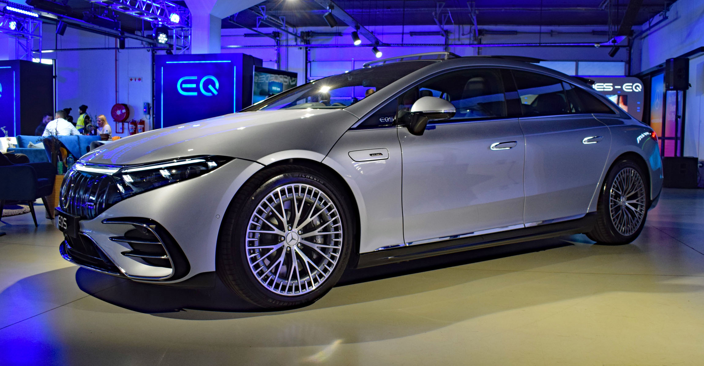 First Look At The New Mercedes Benz EQS Luxury Electric Sedan In South 