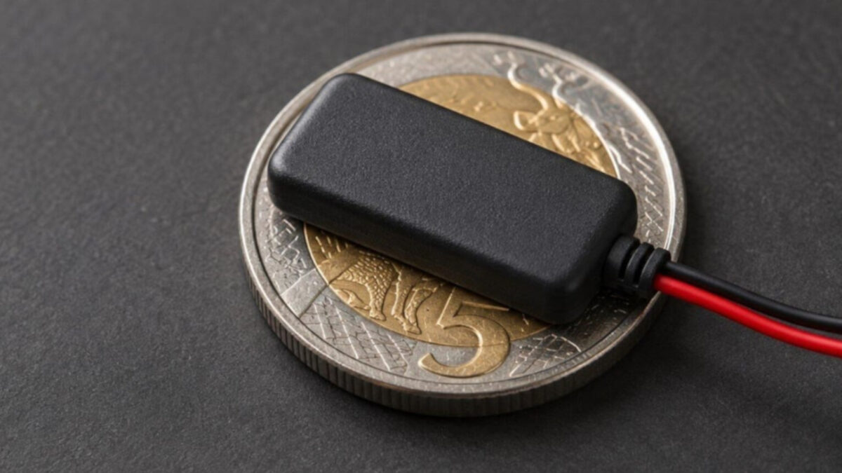 The smallest hidden car tracker in South Africa is no bigger than a R5 coin
